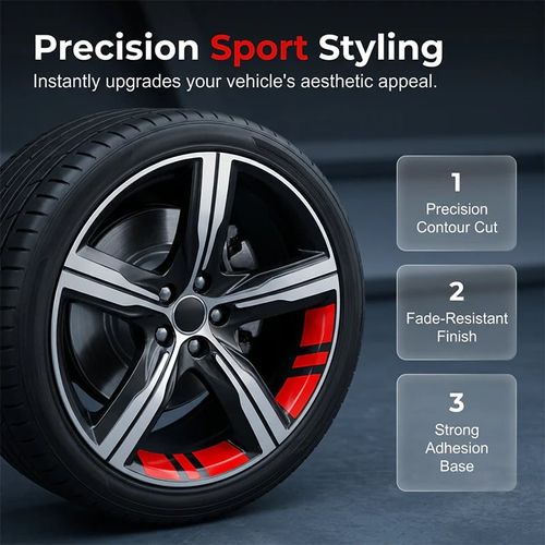 （buy 1 get 2- 8pcs total）Car Wheel Rim Reflective Stripes Decal-4ps🔥