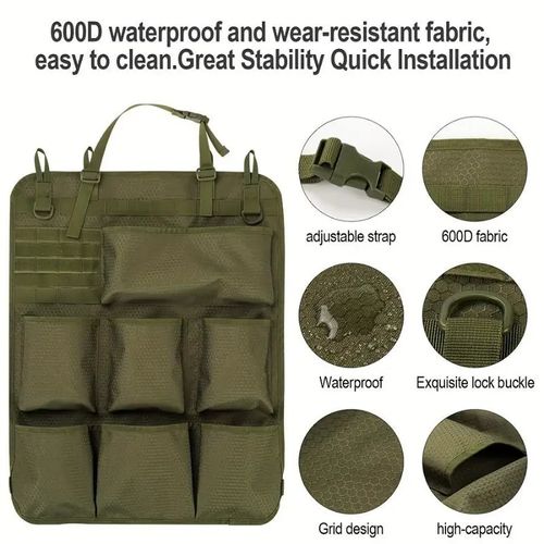 Car seat back storage bag