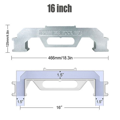 luminum Alloy Framing Stud Layout Tool