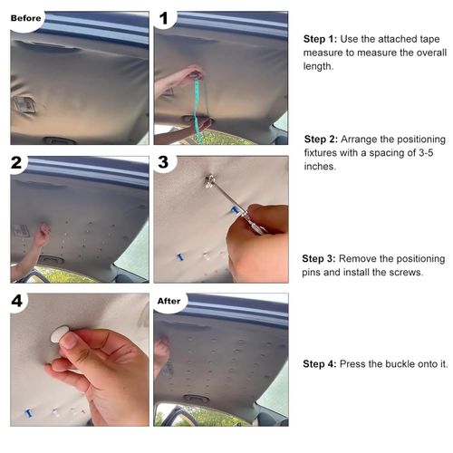 Automotive Car Roof Headliner Repair