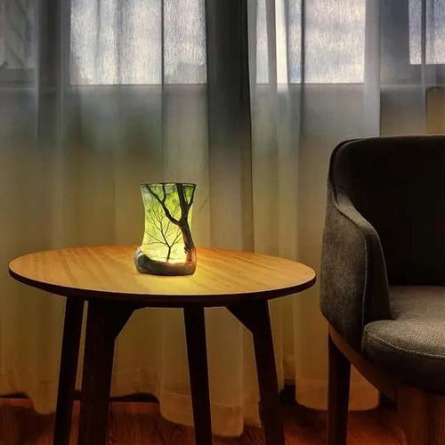 Enchanted Forest Nature-Inspired Lamp Enchanted
