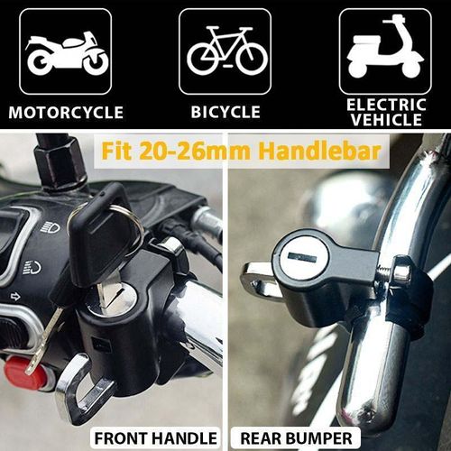 Motorcycle Helmet Lock