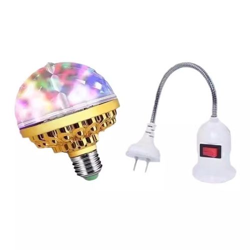 Luz giratória colorida