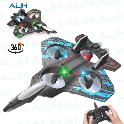 AiJH Beginners EPP Avion a Control Remoto One-click Return Unbreakable Rc Airplanes Wireless Foam Rc Plane