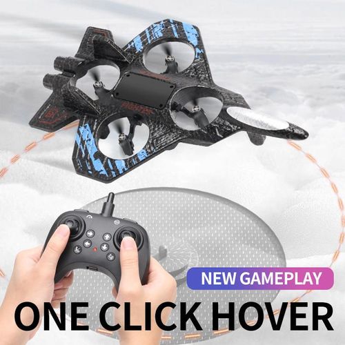 AiJH Beginners EPP Avion a Control Remoto One-click Return Unbreakable Rc Airplanes Wireless Foam Rc Plane