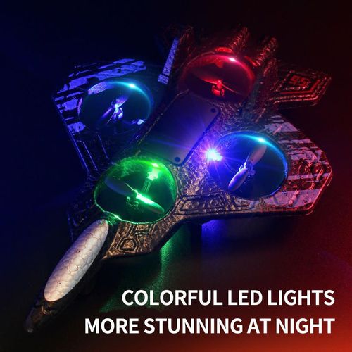 AiJH Beginners EPP Avion a Control Remoto One-click Return Unbreakable Rc Airplanes Wireless Foam Rc Plane