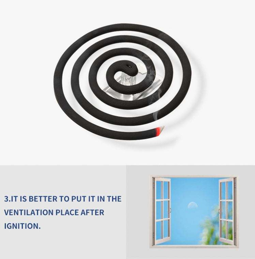 Household mosquito repellent incense coil with stand（4 pieces）