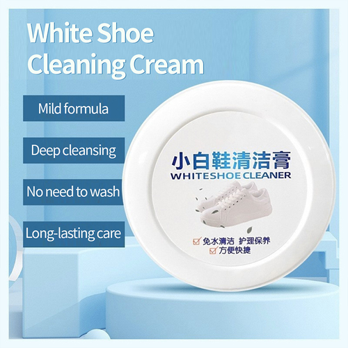 Multipurpose white shoe cleaning cream
