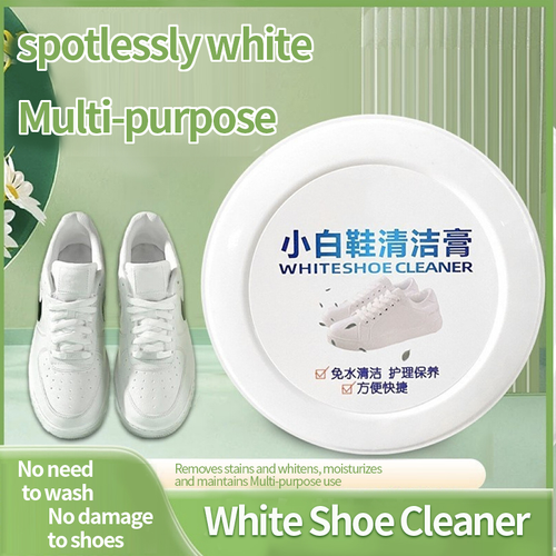 Multipurpose white shoe cleaning cream