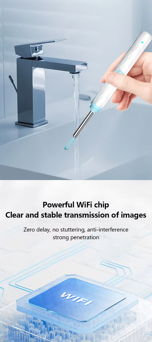 Smart HD Wireless Earwax Remover with Camera for Kids and Adults