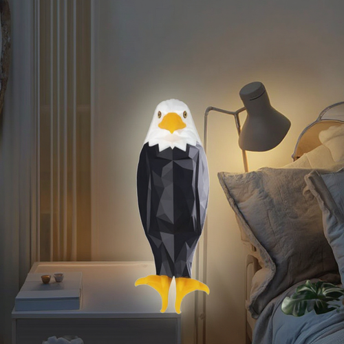 Eagle-style cool LED night light, warm color, wall-mounted bedroom light, suitable for Halloween, Christmas and daily use