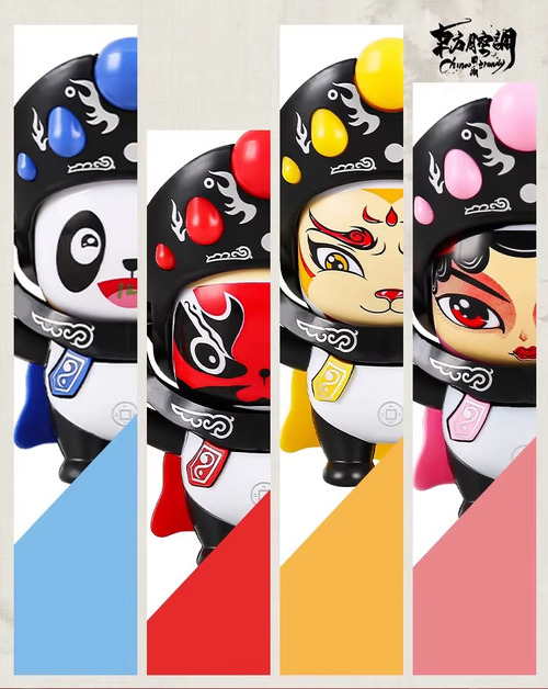 New hot selling face changing panda opera mask decompression toy (2 pieces)