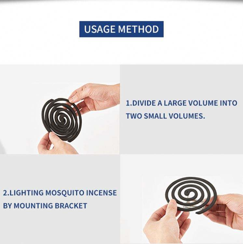 Household mosquito repellent incense coil with stand（4 pieces）