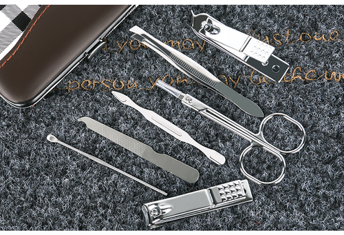 Home 7-piece stainless steel nail trimming and beauty manicure set