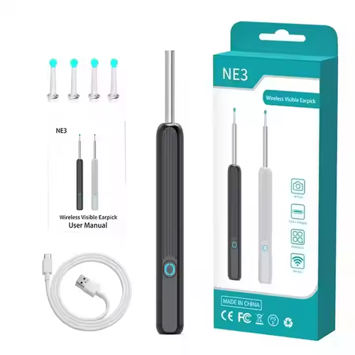Smart HD Wireless Earwax Remover with Camera for Kids and Adults