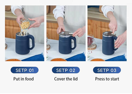 Stainless Steel Electric One-Touch Button All-in-One Spice Grinder