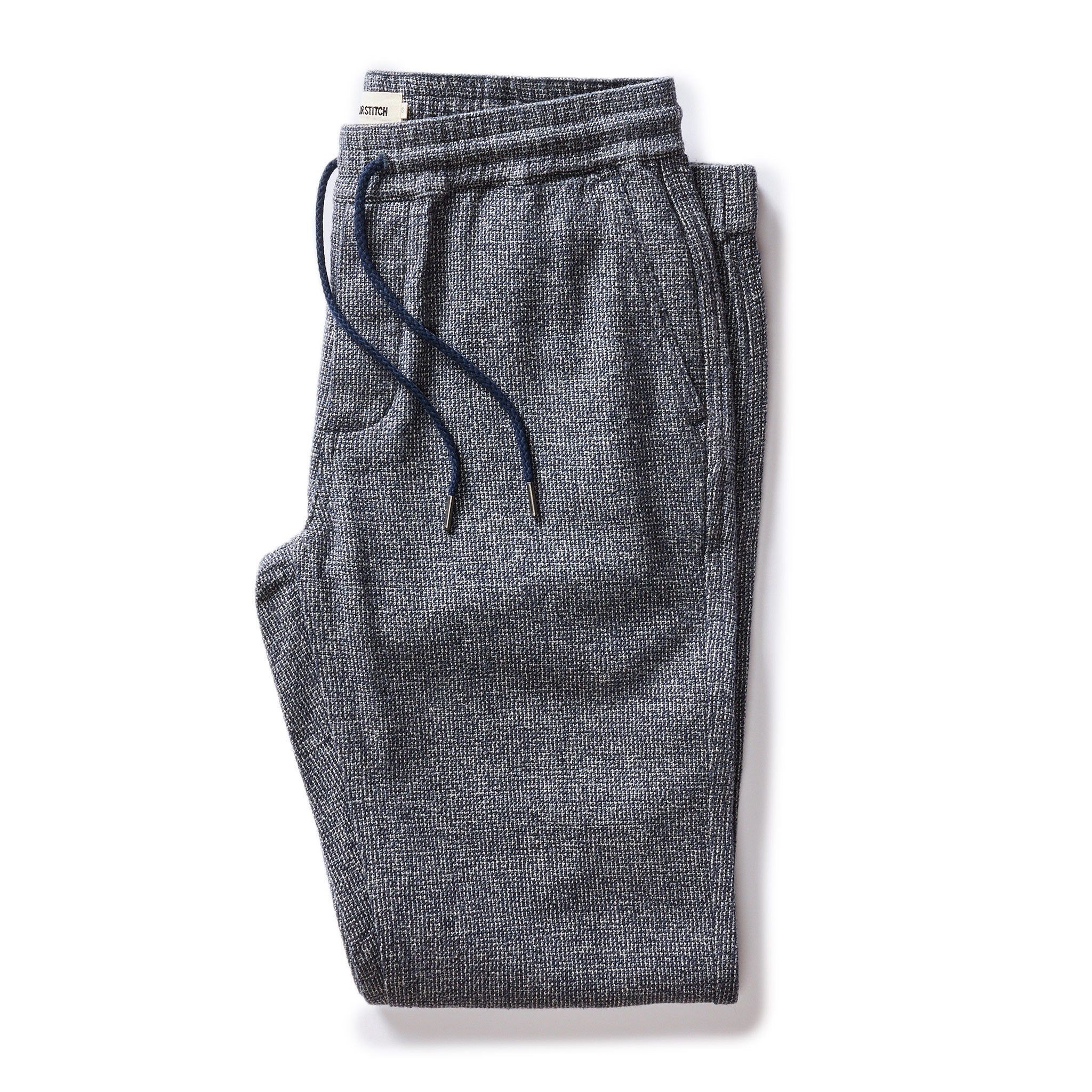 Avonw Apres Pant in Navy Linen Tweed