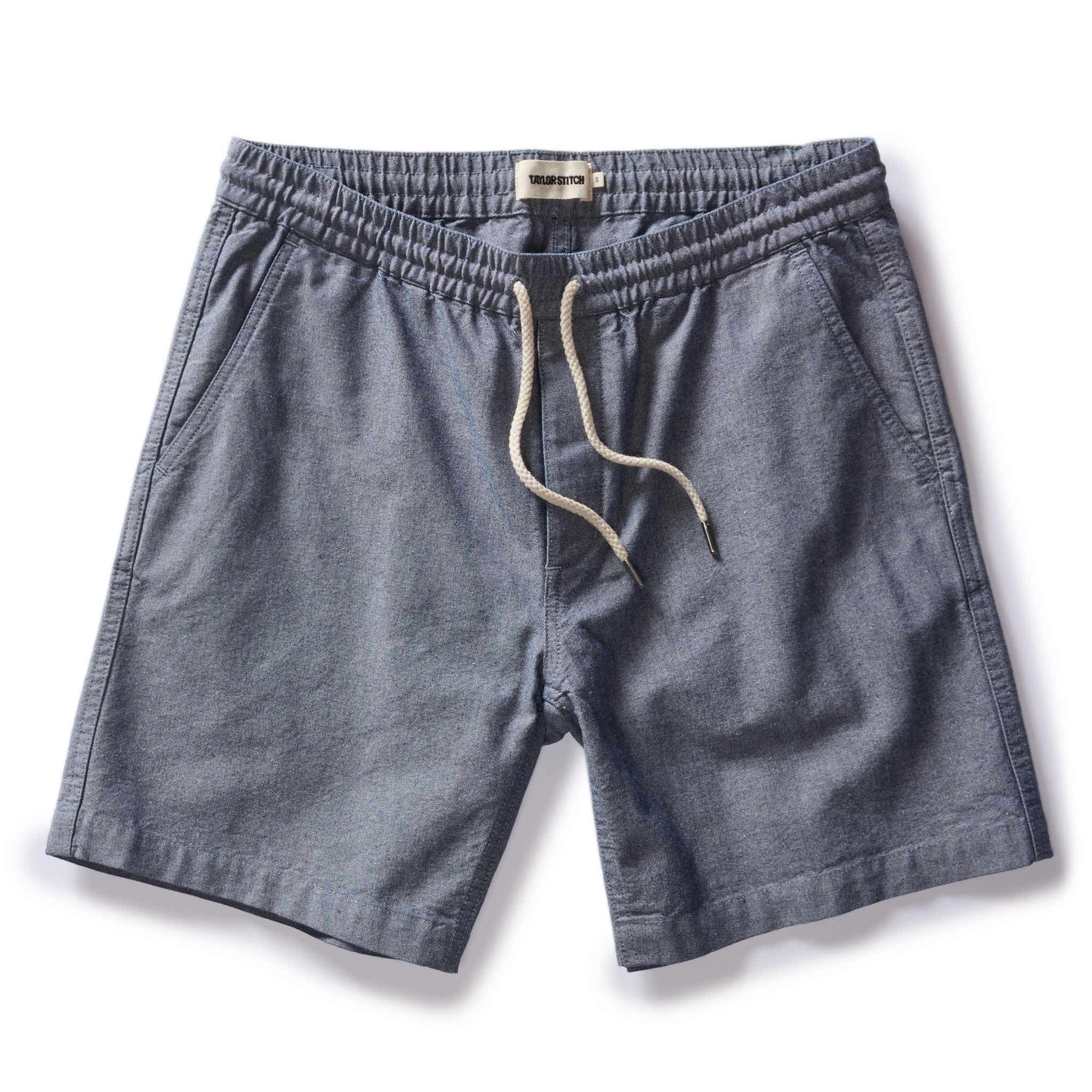 Avonw Apres Short in Indigo Chambray