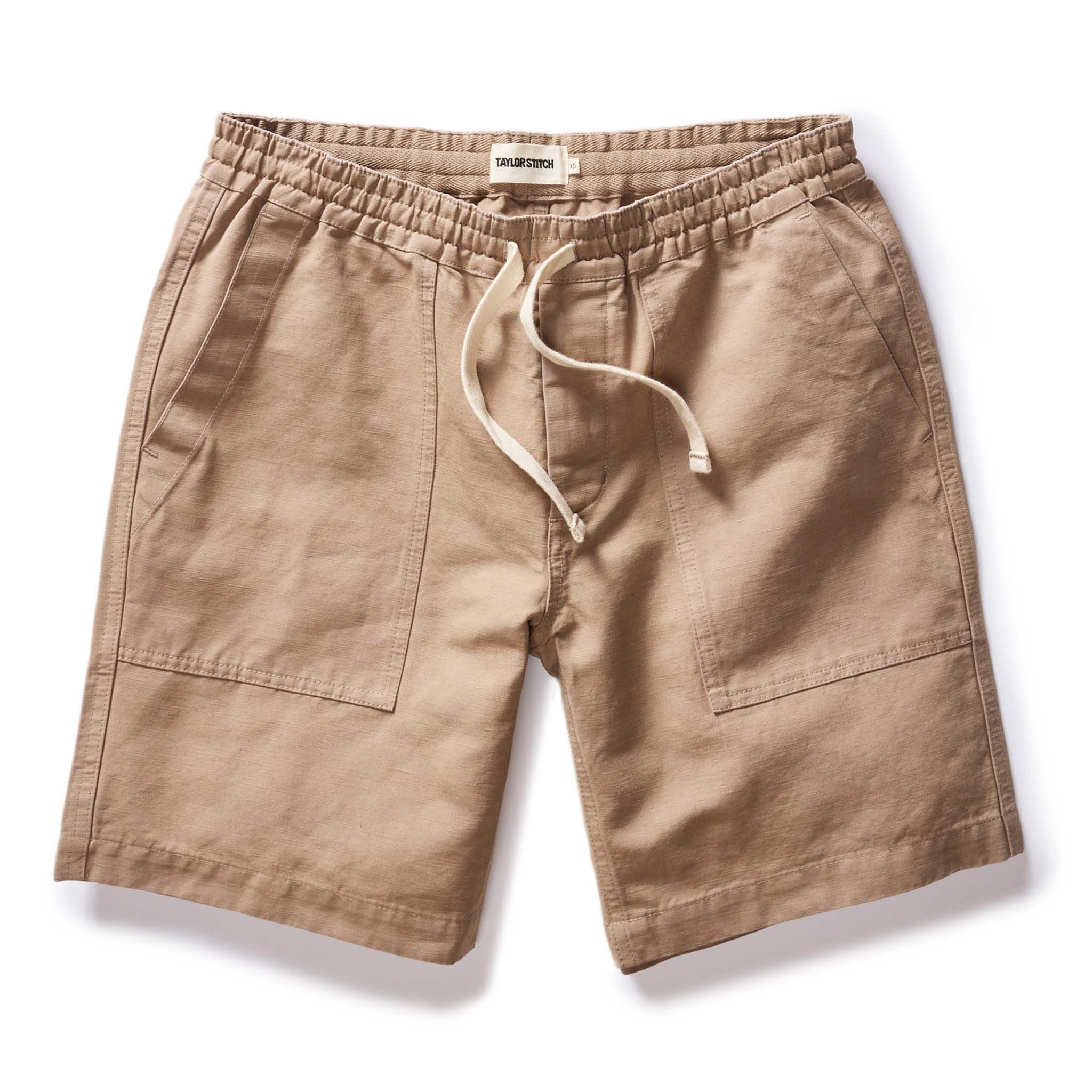 Avonw Apres Trail Short in Dried Earth Slub