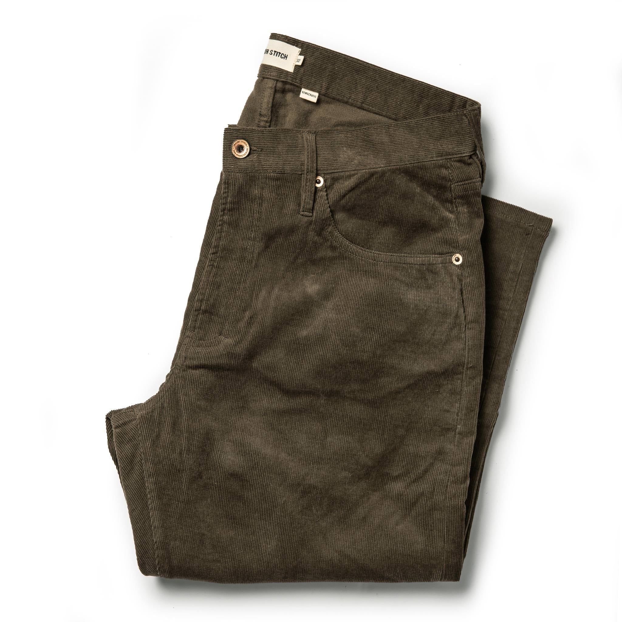 Avonw Democratic All Day Pant in Espresso Cord