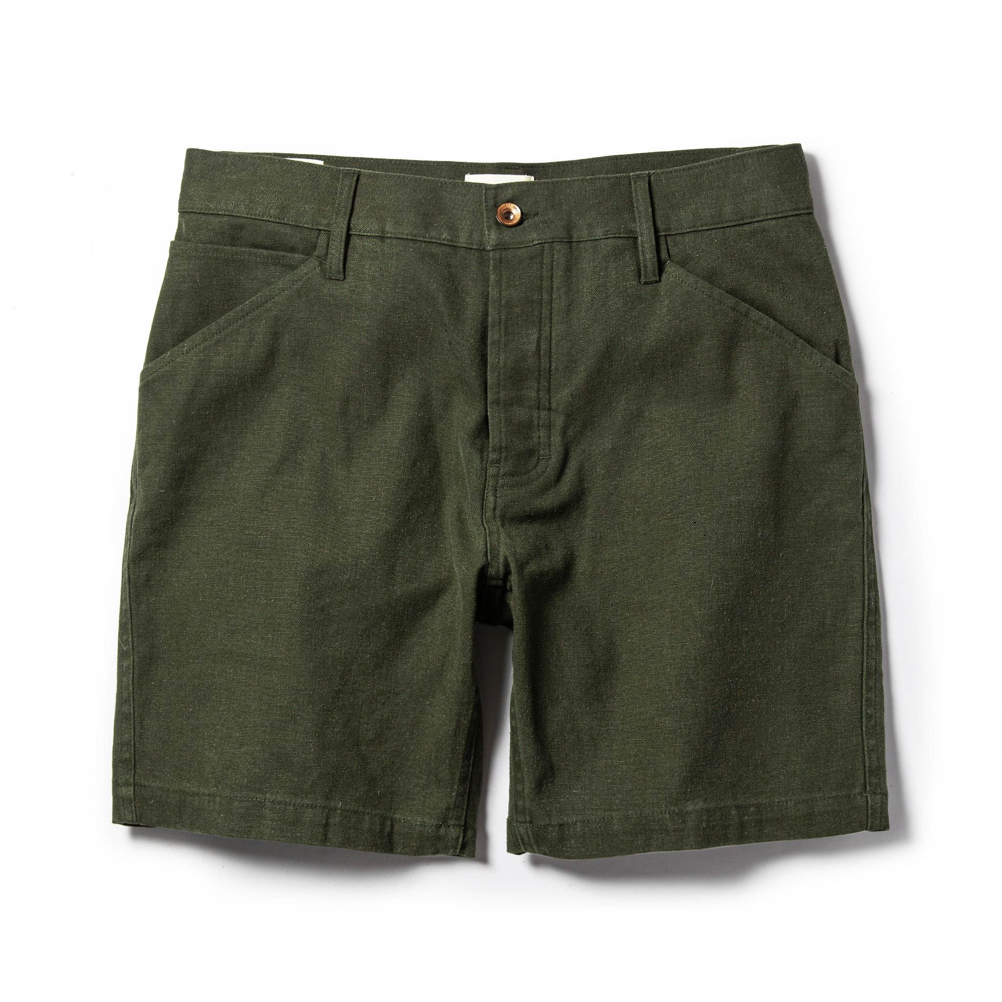 Avonw Camp Short in Olive Boss Duck