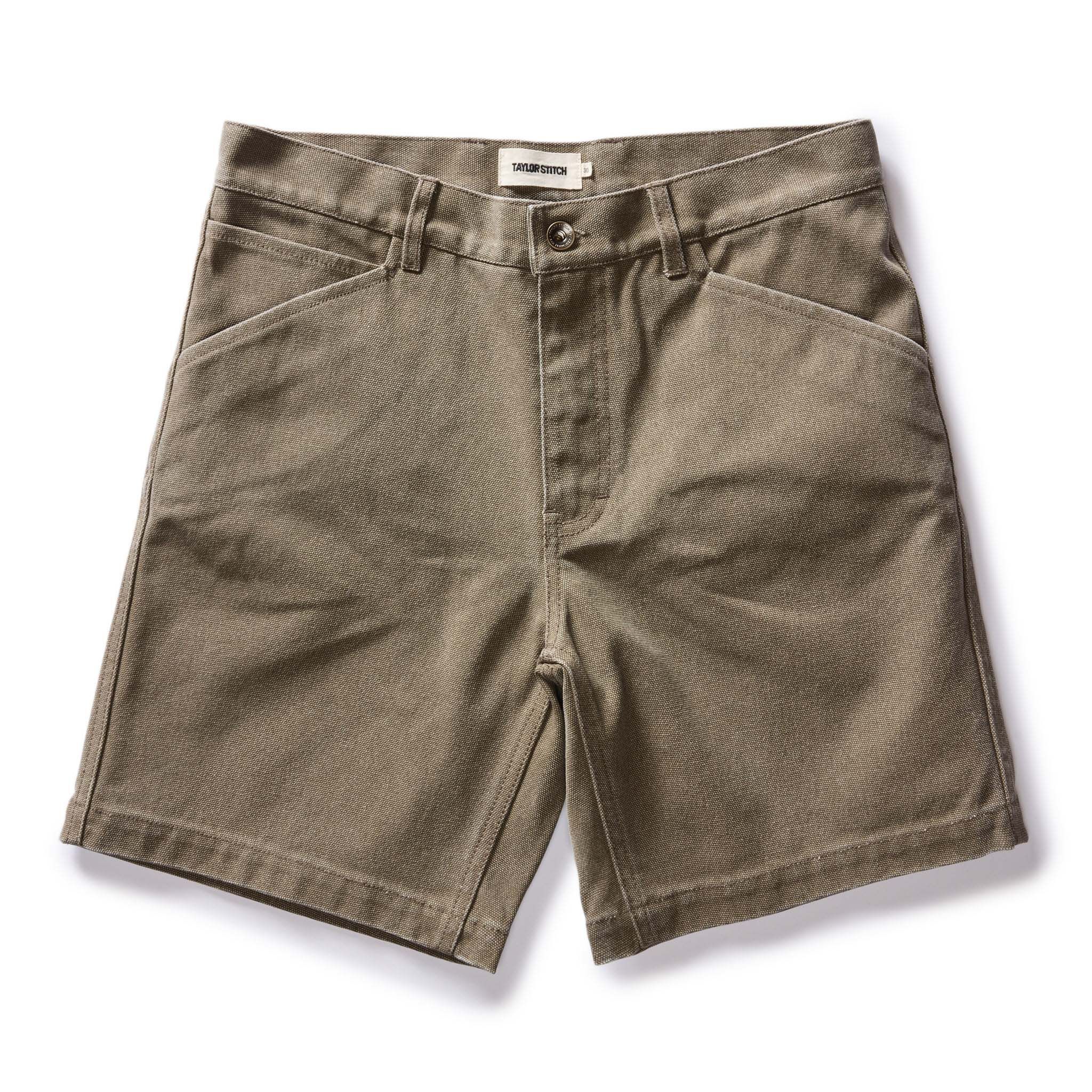 Avonw Camp Short in Stone Chipped Canvas