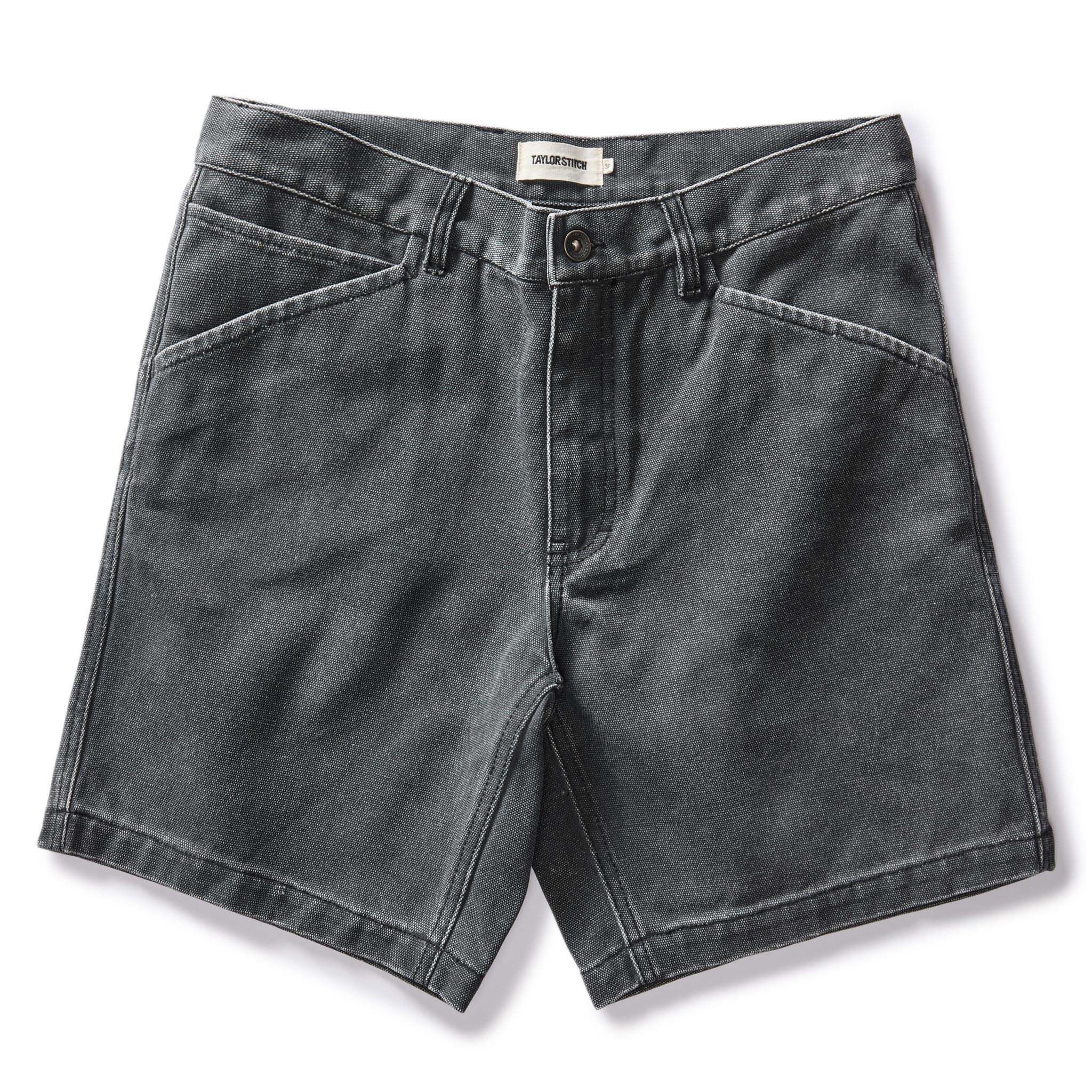 Avonw Camp Short in Coal Chipped Canvas