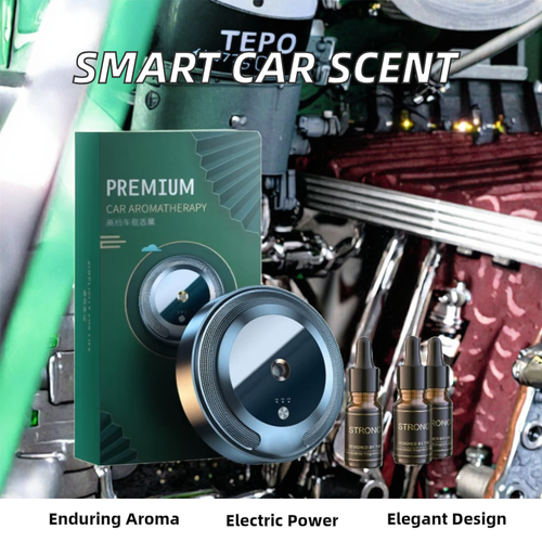 Luxury Battery-Powered Smart Car Air Freshener and Air Purifier