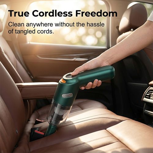 Cordless Car Vacuum – 10000Pa Suction & 4000mAh Battery🚗