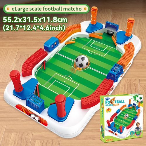2 Player Battle Tabletop Soccer Game Interactive Table Football Board Toy for Kids