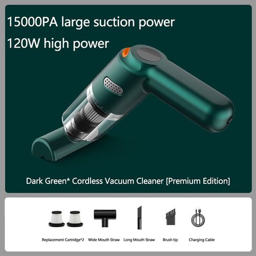 Cordless Car Vacuum – 10000Pa Suction & 4000mAh Battery🚗