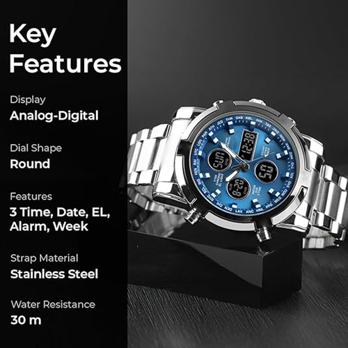 📢📢50% OFF !! ⏰Men's Waterproof Military Analog-Digital Watches