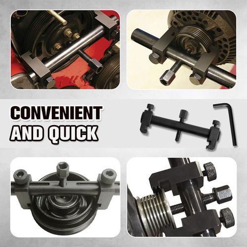 🔧Heavy-Duty Adjustable Crankshaft Pulley Removal Tool｜Universal Automotive Engine Puller ✨