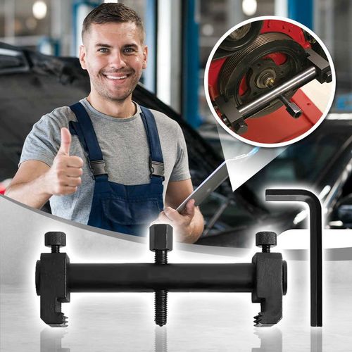 🔧Heavy-Duty Adjustable Crankshaft Pulley Removal Tool｜Universal Automotive Engine Puller ✨