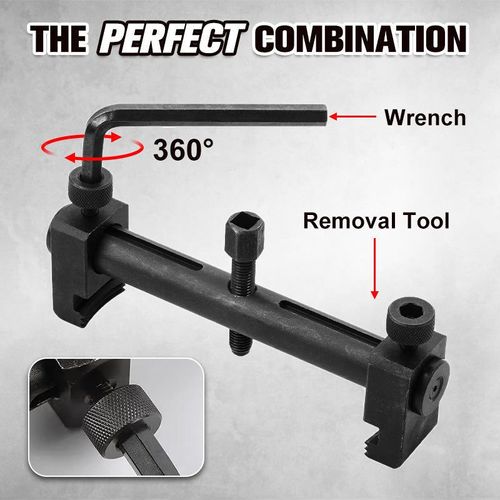 🔧Heavy-Duty Adjustable Crankshaft Pulley Removal Tool｜Universal Automotive Engine Puller ✨