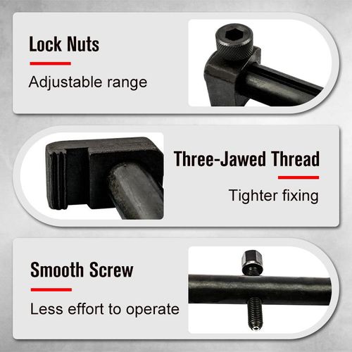 🔧Heavy-Duty Adjustable Crankshaft Pulley Removal Tool｜Universal Automotive Engine Puller ✨