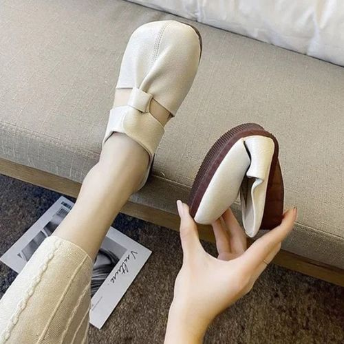 🔥Women's Soft Sole Knot Mules(US 6-6.5-EU 37 White)