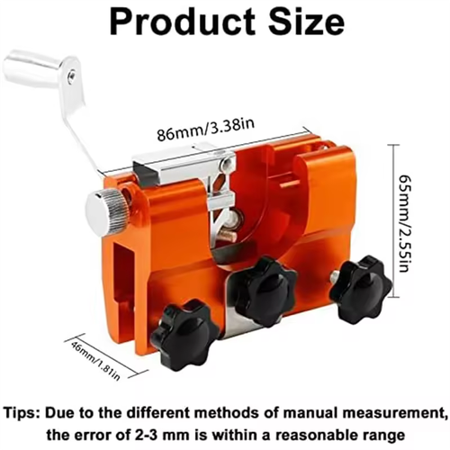 Multipurpose Portable Chain Saw Blade Sharpener