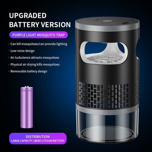 🥳2026 Hot Seller🥳💞 Suction type purple light automatic mosquito trap lamp🦟❌