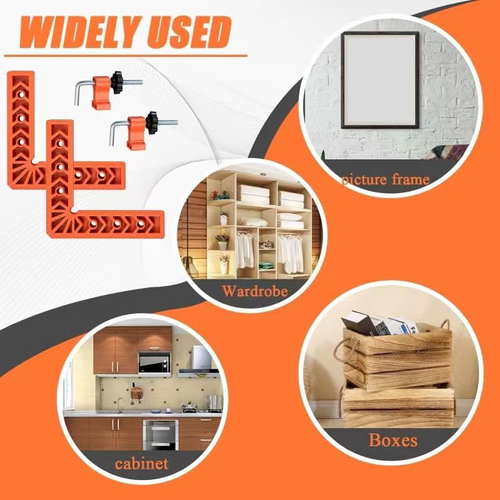 🔧90 Degree Corner Clamp & Positioning Square Set