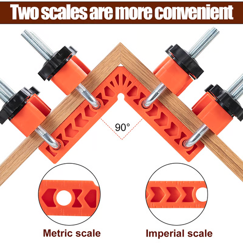 🔧90 Degree Corner Clamp & Positioning Square Set