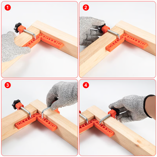 🔧90 Degree Corner Clamp & Positioning Square Set