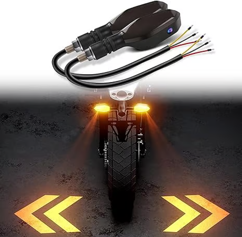 Motorcycle projection turn signals