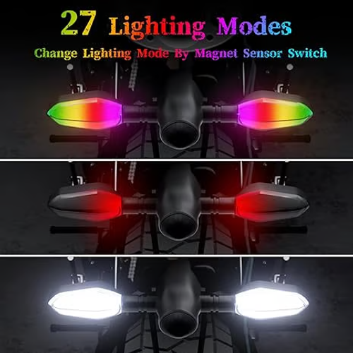 Motorcycle projection turn signals