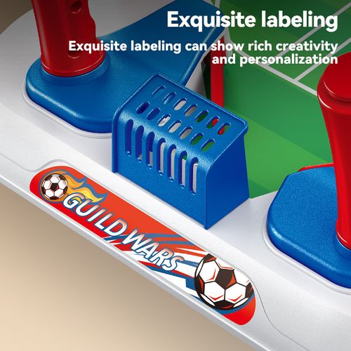 2 Player Battle Tabletop Soccer Game Interactive Table Football Board Toy for Kids