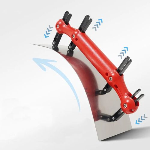Adjustable external corner putty scraping tool