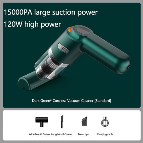Cordless Car Vacuum – 10000Pa Suction & 4000mAh Battery🚗