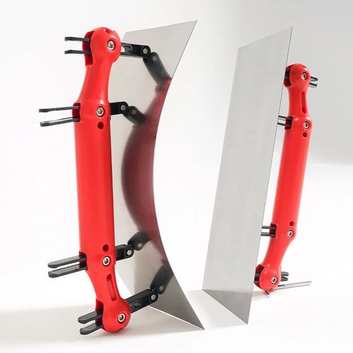 Adjustable external corner putty scraping tool