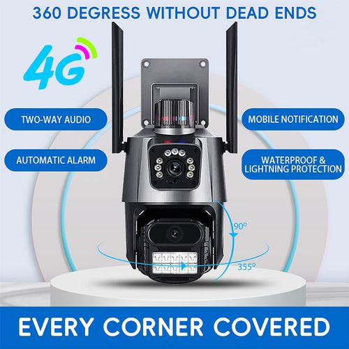 4G Dual View Security Camera