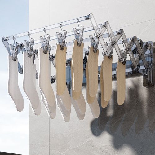 New style foldable suction cup sock drying rack